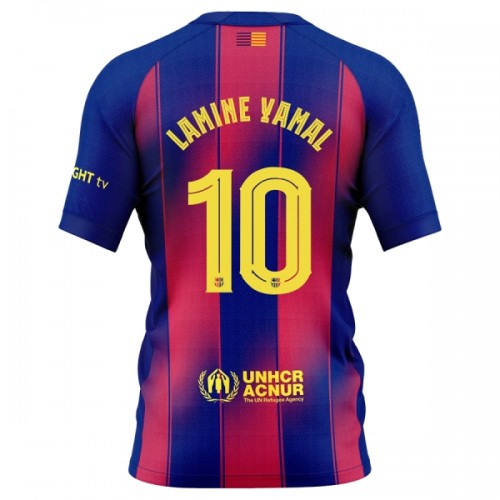 Jalkapallo Fanipaita FC Barcelona Lamine Yamal 10 Kotipelipaita 2025-26 Jalkapallo Fanipaita FC Barcelona Lamine Yamal 10 Kotipelipaita 2025-26